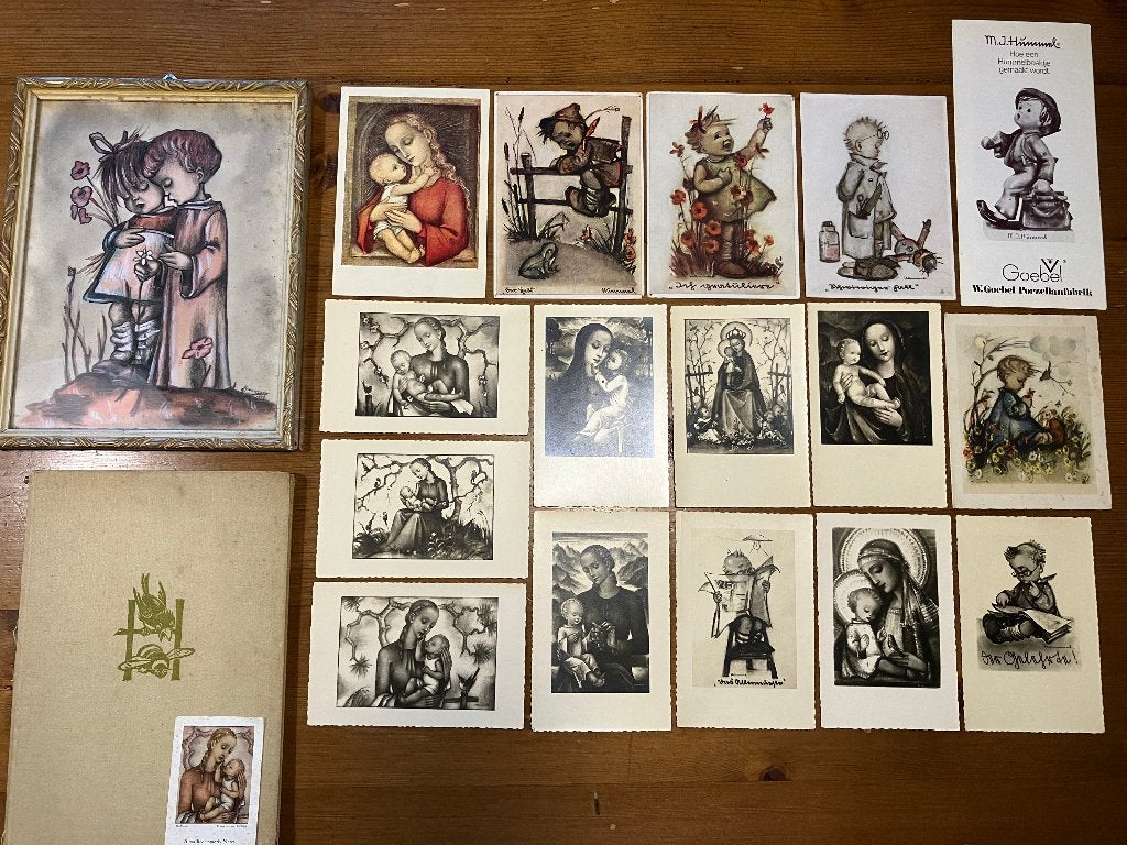 HUI, Die Hummel boek, kaarten en afbeeldingen., Ophalen of Verzenden, Zo goed als nieuw, Voor 1940, Prent