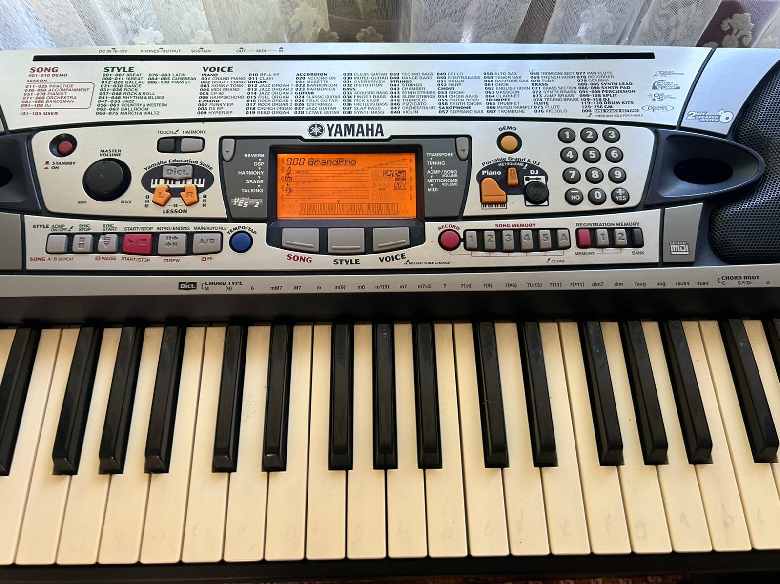 Keyboard yamaha psr 280, Ophalen of Verzenden, Zo goed als nieuw, 61 toetsen, Yamaha