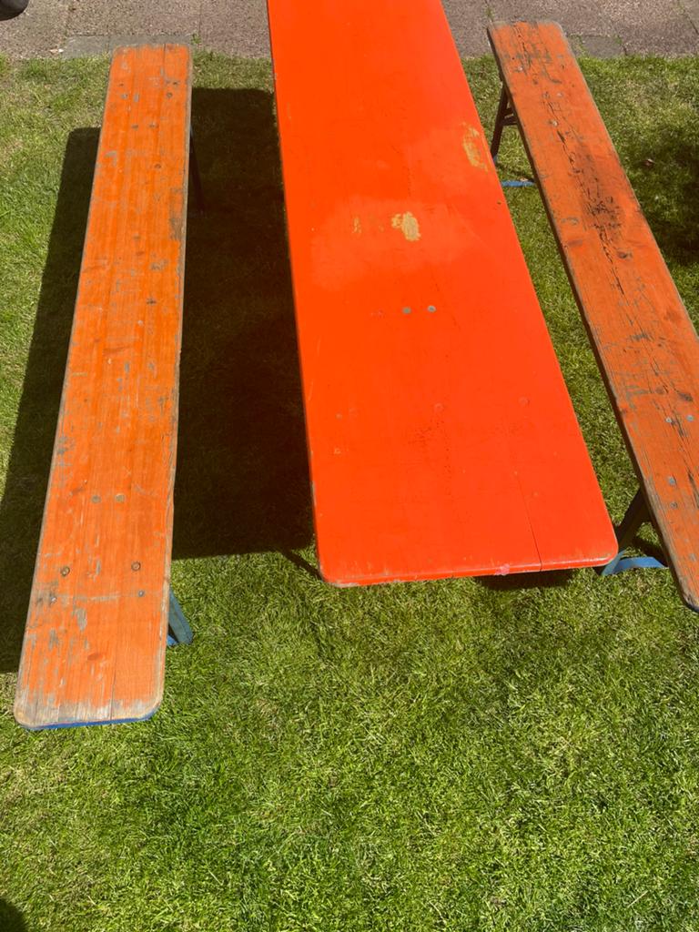Biertafels te huur, Ophalen, Zo goed als nieuw, Inklapbaar, Rechthoekig