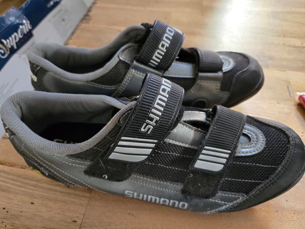 Shimano wielrenschoenen maat 44 - Gebruikt, Sport en Fitness, Ophalen, Gebruikt, Kleding