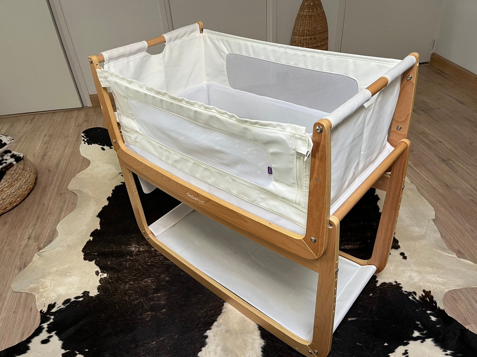 Snuzpod 4  Co-sleeper inclusief accessoires ZGAN, Ophalen, Zo goed als nieuw, Wieg