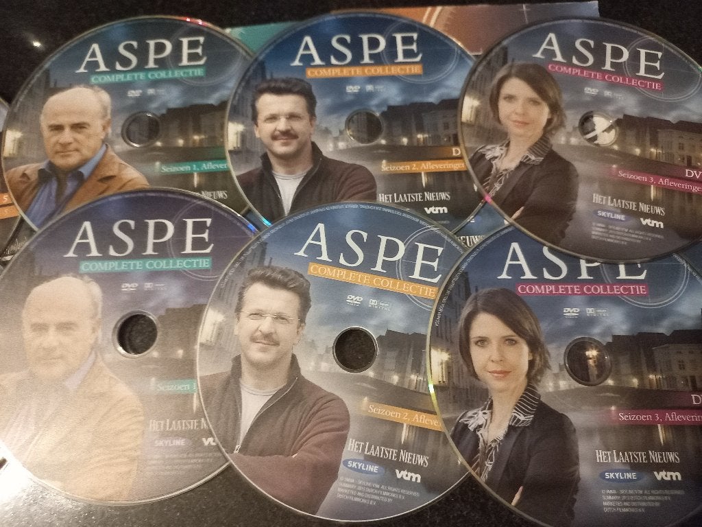 de complete Aspe collectie op dvd ; seizoen 1 tot en met 10, Alle leeftijden, Ophalen of Verzenden, Zo goed als nieuw, Thriller