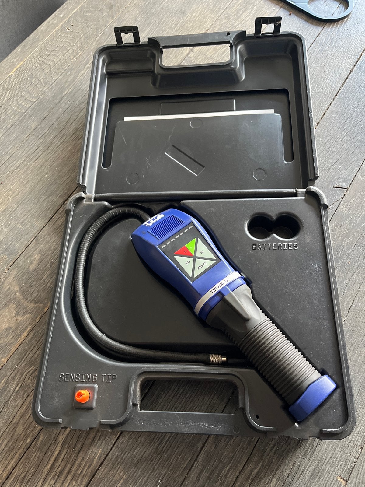 TIF RX-1A Koelmiddel Lekdetector in Koffer nieuwprijs € 310, Ophalen of Verzenden, Gebruikt, Overige meters
