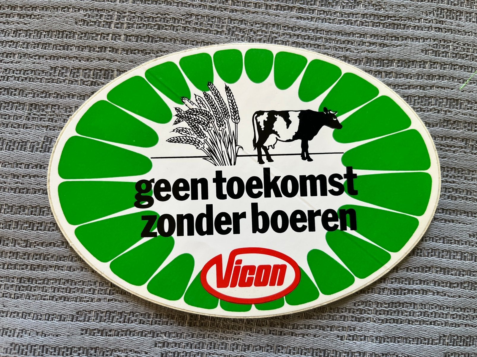Oude Vicon sticker, Ophalen of Verzenden, Nieuw, Bedrijf of Vereniging