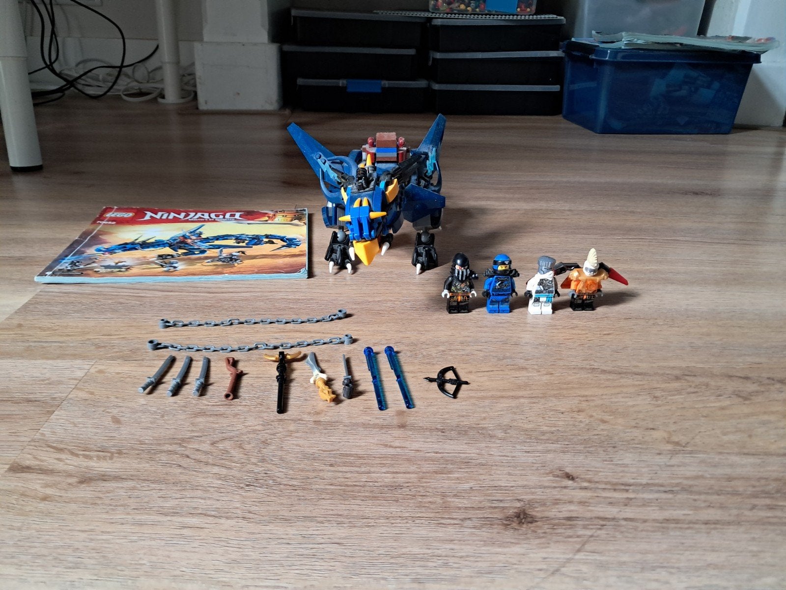Lego Ninjago 70652 Stormbringer draak met minifiguren, Lego, Ophalen of Verzenden, Zo goed als nieuw, Inclusief instructies