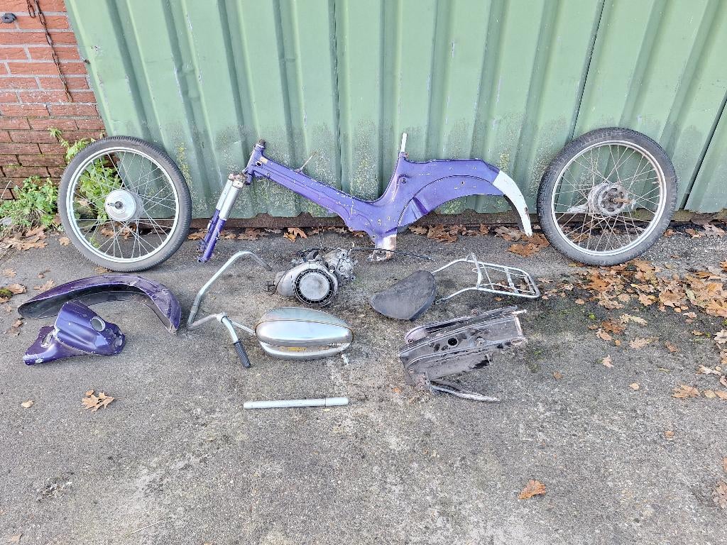 Puch VS50 restauratie project, Ophalen, Gebruikt, Frame