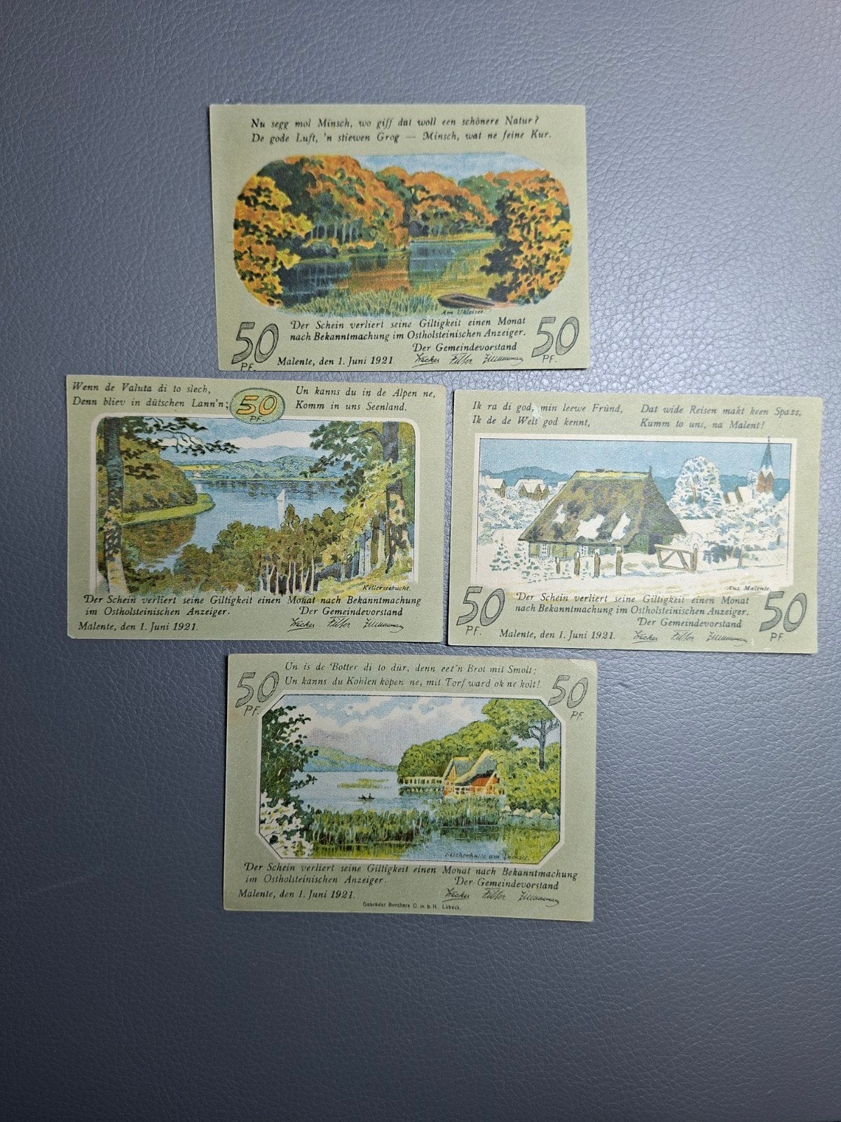 Duits Notgeld Malente-Gremsmühlen Noodgeld, Ophalen of Verzenden