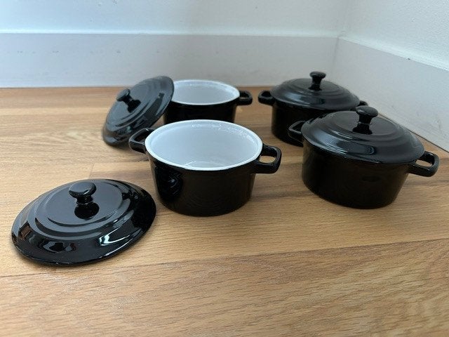 ovenschaaltjes met deksel, Huis en Inrichting, Keuken | Servies, Keramiek, Nieuw, Ophalen of Verzenden, Schaal of Schalen