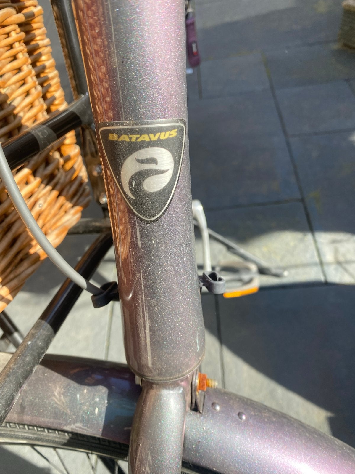 Batavus Diva Damesfiets - Frame 50 cm, 3 Versnellingen, Terugtraprem, Gebruikt, Versnellingen, Batavus