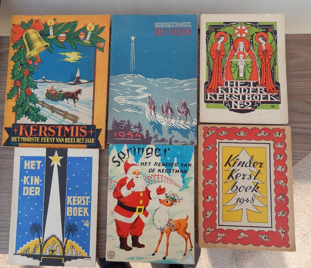 Zes kinder kerstboekjes, Ophalen of Verzenden