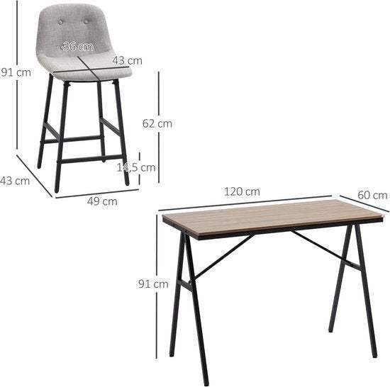Barset – Bartafel – Barkrukken – Keukentafel, Corvance B.V., Verzenden, Nieuw, Corvancebol@gmail.com