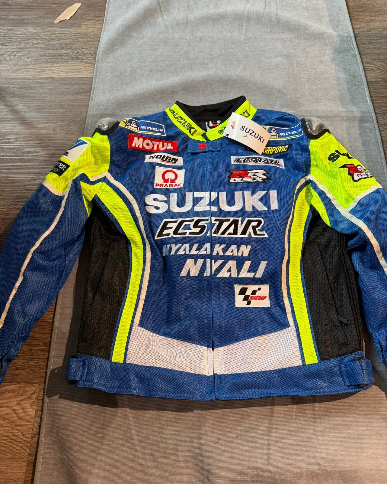Suzuki GSX Motorjas (Maat L) Vintage Racing, Kleding | Heren, Ophalen of Verzenden, Zo goed als nieuw, Maat 52/54 (L), Blauw