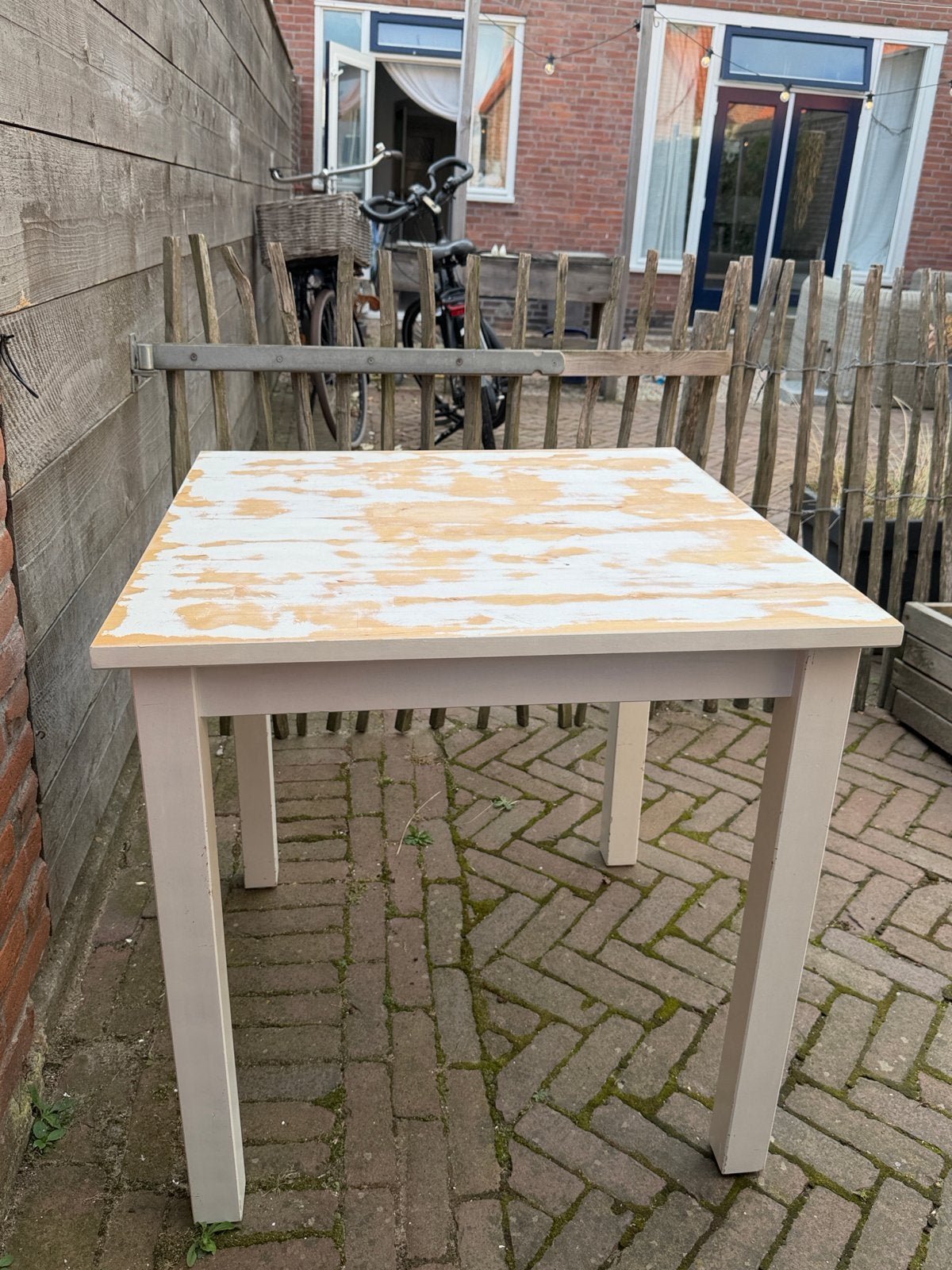 IKEA Tafel - Gratis af te halen, Gebruikt, Vierkant, 75 – 100, Overige houtsoorten