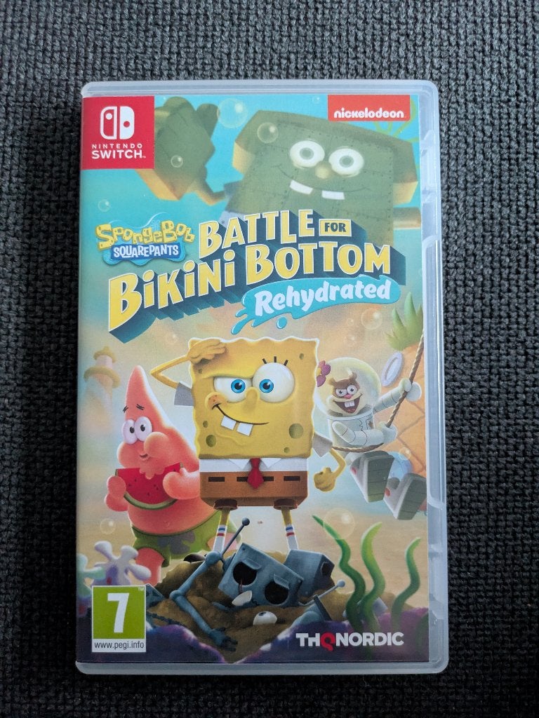 Spongebob: Battle or Bikini Bottom - rehydrated, Avontuur en Actie, 2 spelers, Ophalen of Verzenden, Zo goed als nieuw