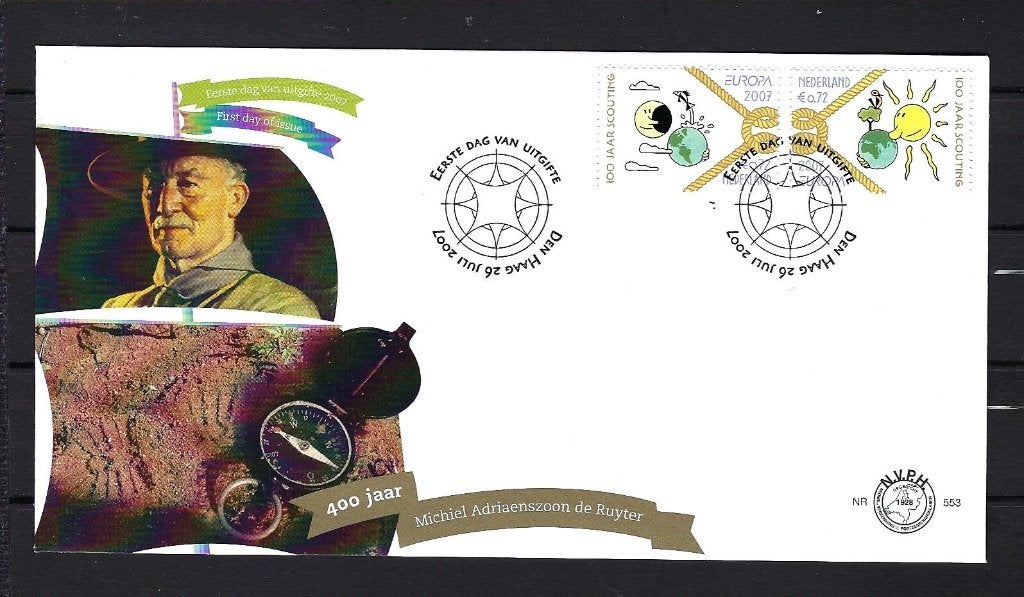 FDC NVPH E553 onbeschreven, Ophalen of Verzenden, Onbeschreven, Nederland