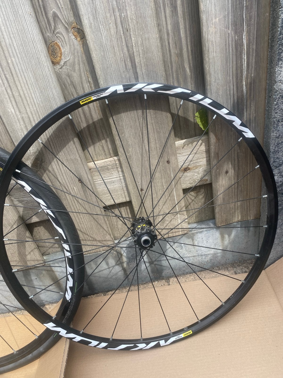 Mavic askium disc  700C/28 inch velgen, Gebruikt, Aluminium, Racefiets, Ophalen