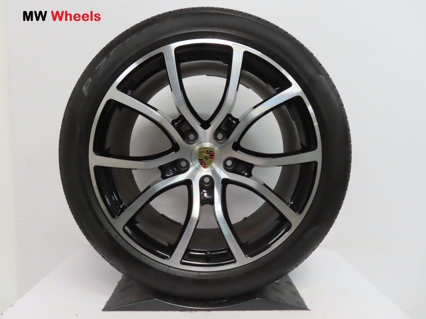 Porsche 21 inch Origineel velgen Cayenne E3 met zomerbanden, Gebruikt, -, 285 mm, -
