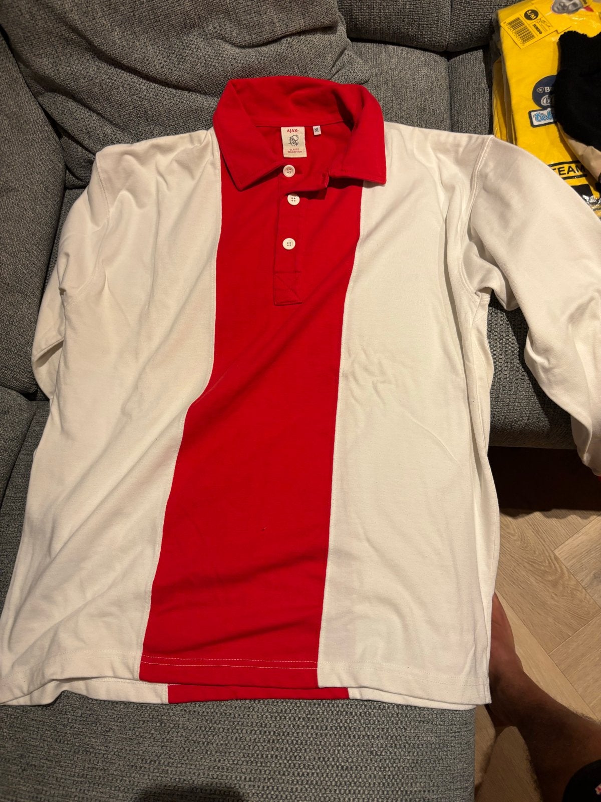 Uniek Ajax Jubileumshirt 1999-2000 - 100 jaar ajax origineel, Wit, Maat 56/58 (XL), Ophalen of Verzenden, Zo goed als nieuw