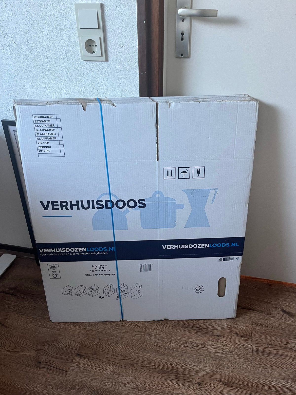 9 nieuwe verhuisdozen, Doe-het-zelf en Verbouw, Kratten en Dozen, Ophalen, Doos, 40 tot 60 cm, 50 tot 75 cm