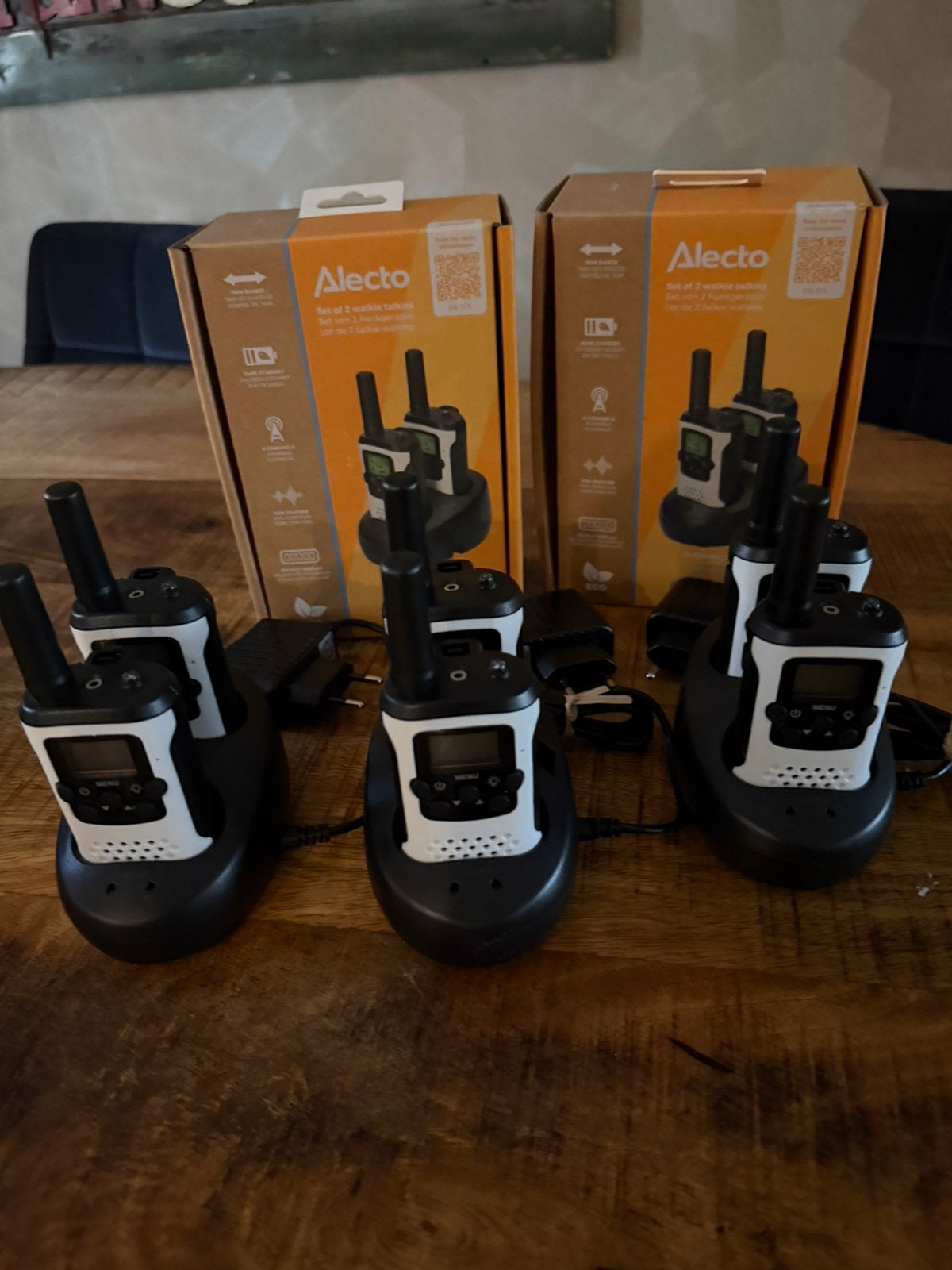 3x Alecto FR-175 - Set van twee walkie talkies, Ophalen of Verzenden, Nieuw