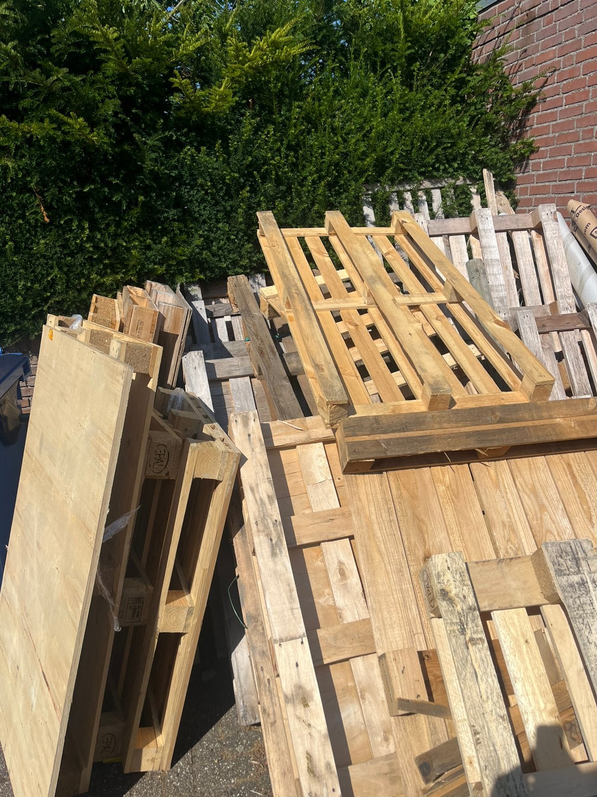 Gratis af te halen pallets allerlei omgeving Chaam, Ophalen, Gebruikt, Pallet, Minder dan 200 cm