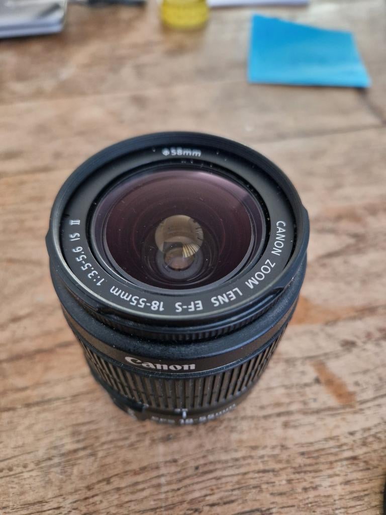 Canon lens 18-55 mm macro 0.25m/0.8ft., Ophalen, Macrolens