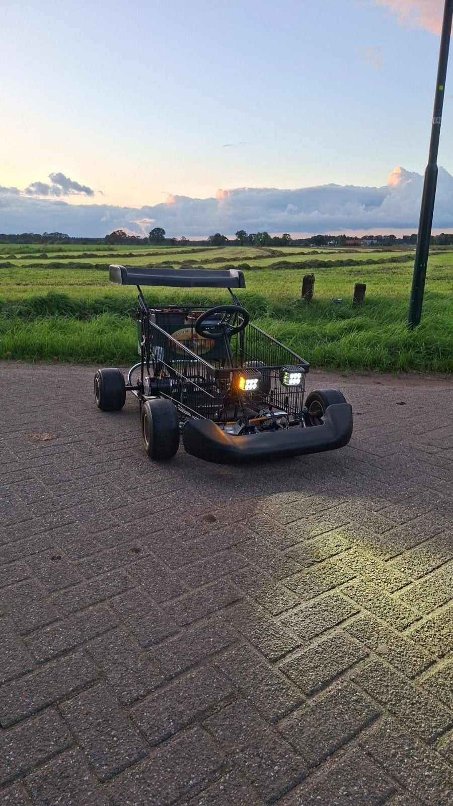 Unieke Boodschappenwagen Kart - Elektrisch Aangedreven, Ophalen, Gebruikt, Overige typen, Schijfrem