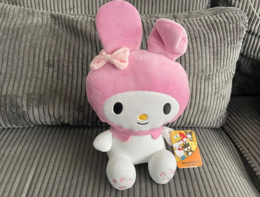 Nieuw met kaartje Sanrio knuffel Hello Kitty van My Melody, Ophalen of Verzenden, Zo goed als nieuw