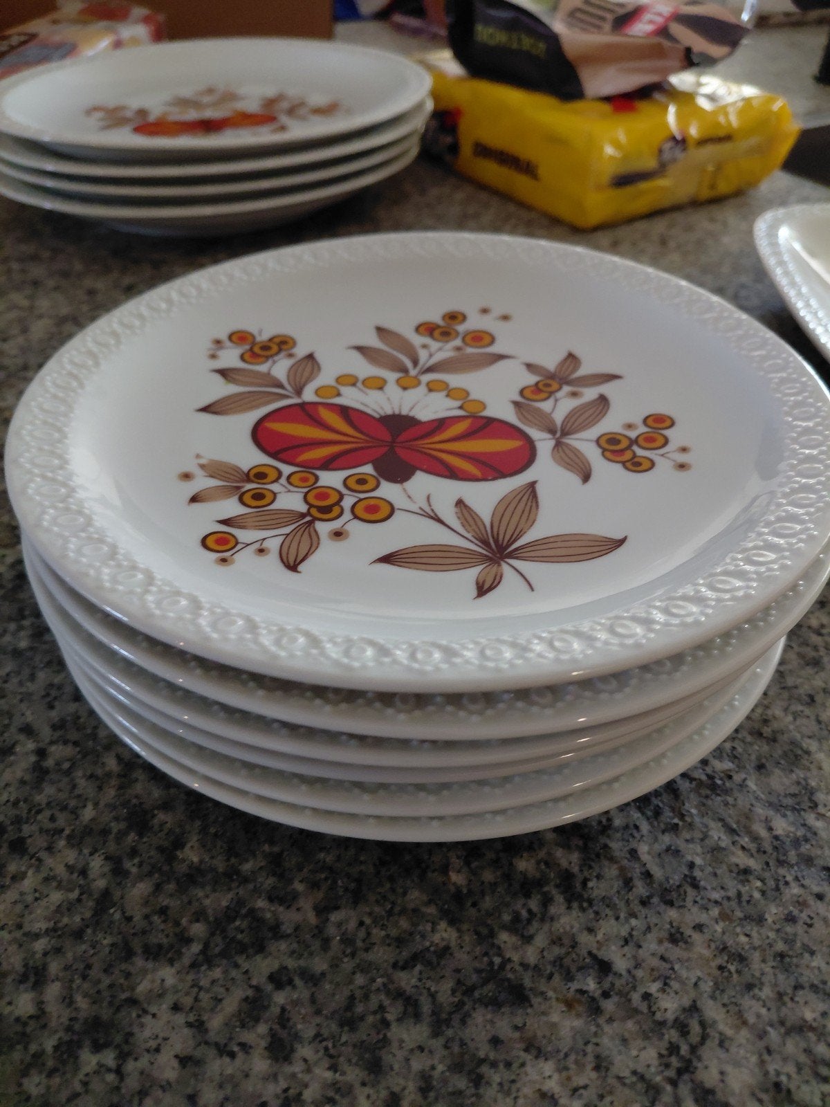 Borden en schaal BAVARIA SCHUMAN ARZBERG servies, Ophalen of Verzenden, Porselein, Overige stijlen, Bord(en)