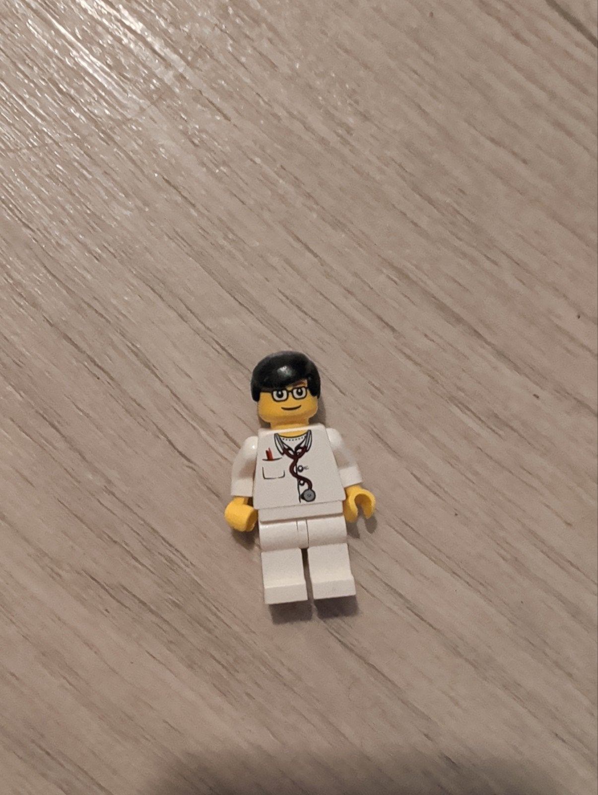 Lego Minifiguur Dokter met Stethoscoop, Ophalen, Lego, Zo goed als nieuw, Minifiguur