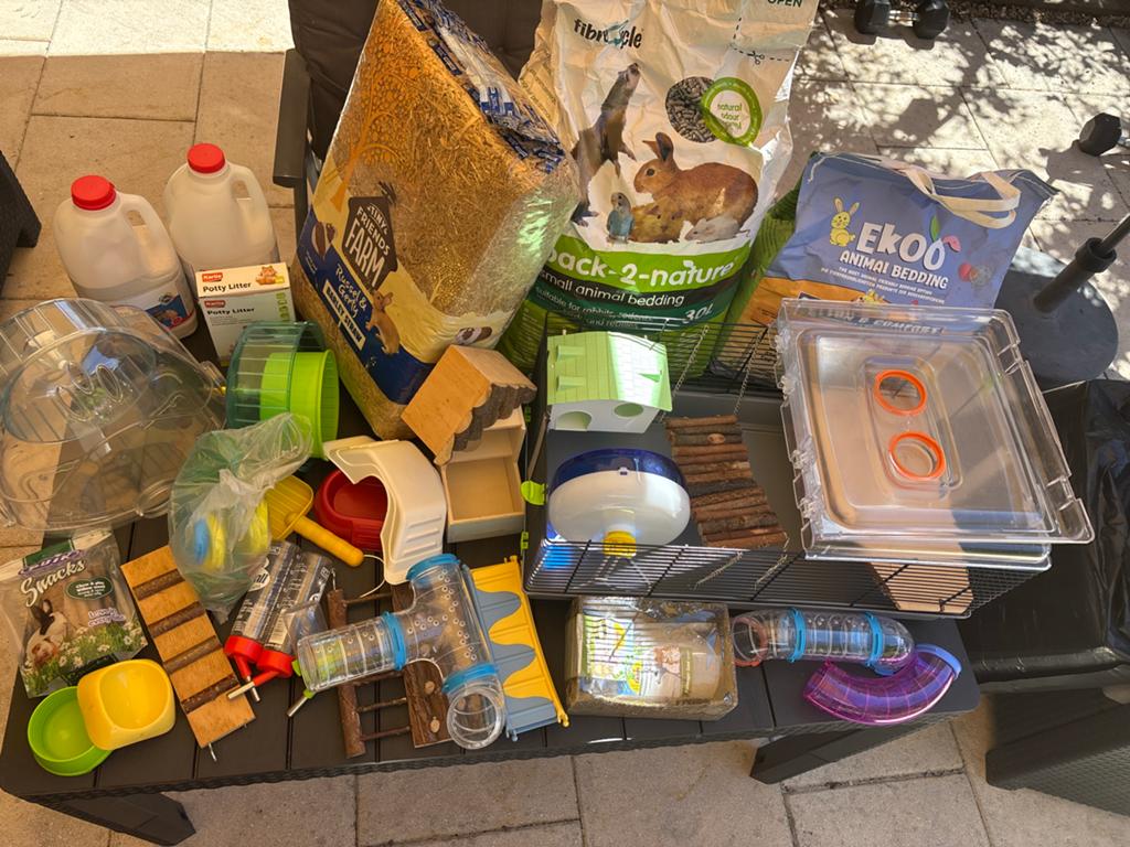 Gratis Hamsterkooi met veel extras, Gebruikt, Overige typen, Minder dan 75 cm, Hamster