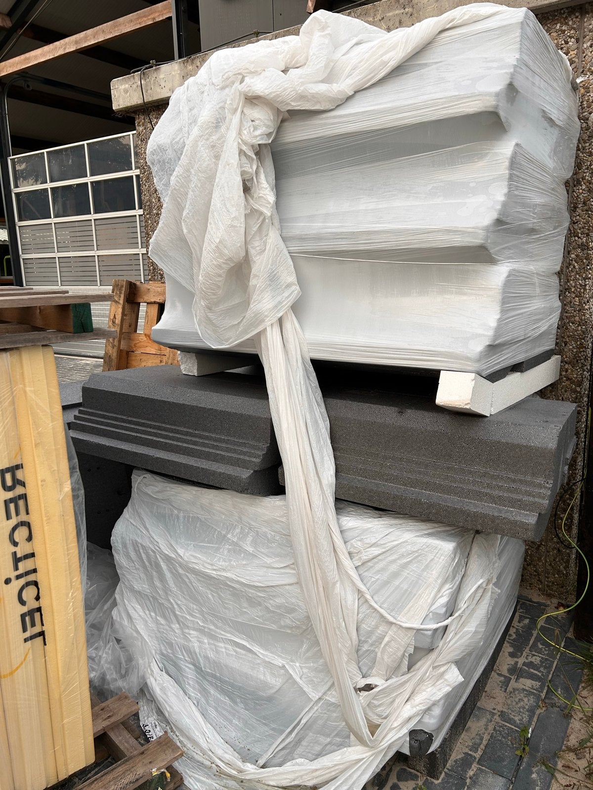 Isolatieplaten - Broodjesvloer - Systeemvloer, Ophalen, Gebruikt, Hardschuim (Pir), 15 m² of meer