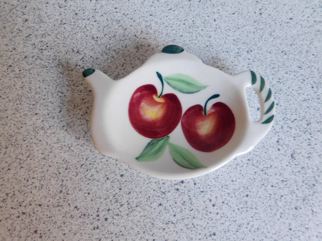 Theetipje Appel Vic's Handpainted, Gebruikt, Overige merken, Keramiek, Overige typen