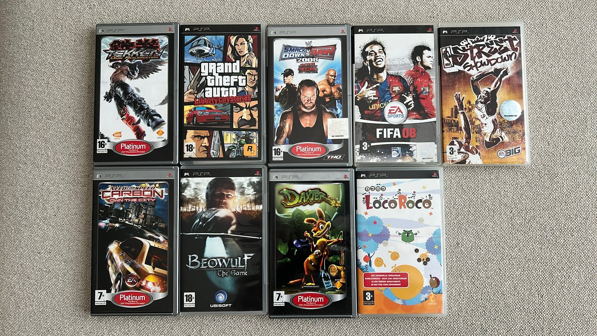 9 Diverse PSP spellen, Spelcomputers en Games, Ophalen of Verzenden, Nieuw, PSP