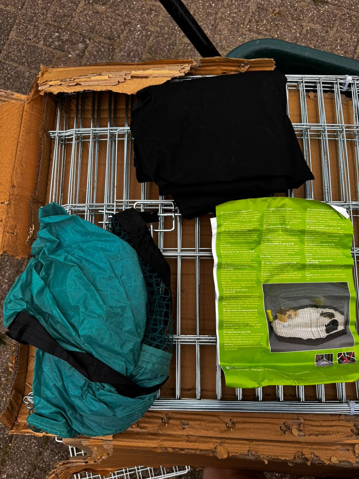 Knaagdieren ren met onder en bovenkant 8 panelen, Ophalen, Zo goed als nieuw, Overige typen