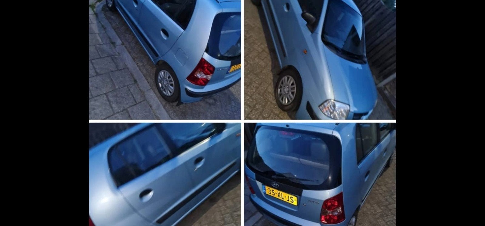 Hyundai Atos 1.1 2007 Blauw, Voorwielaandrijving, 4 cilinders, Origineel Nederlands, 19 km/l