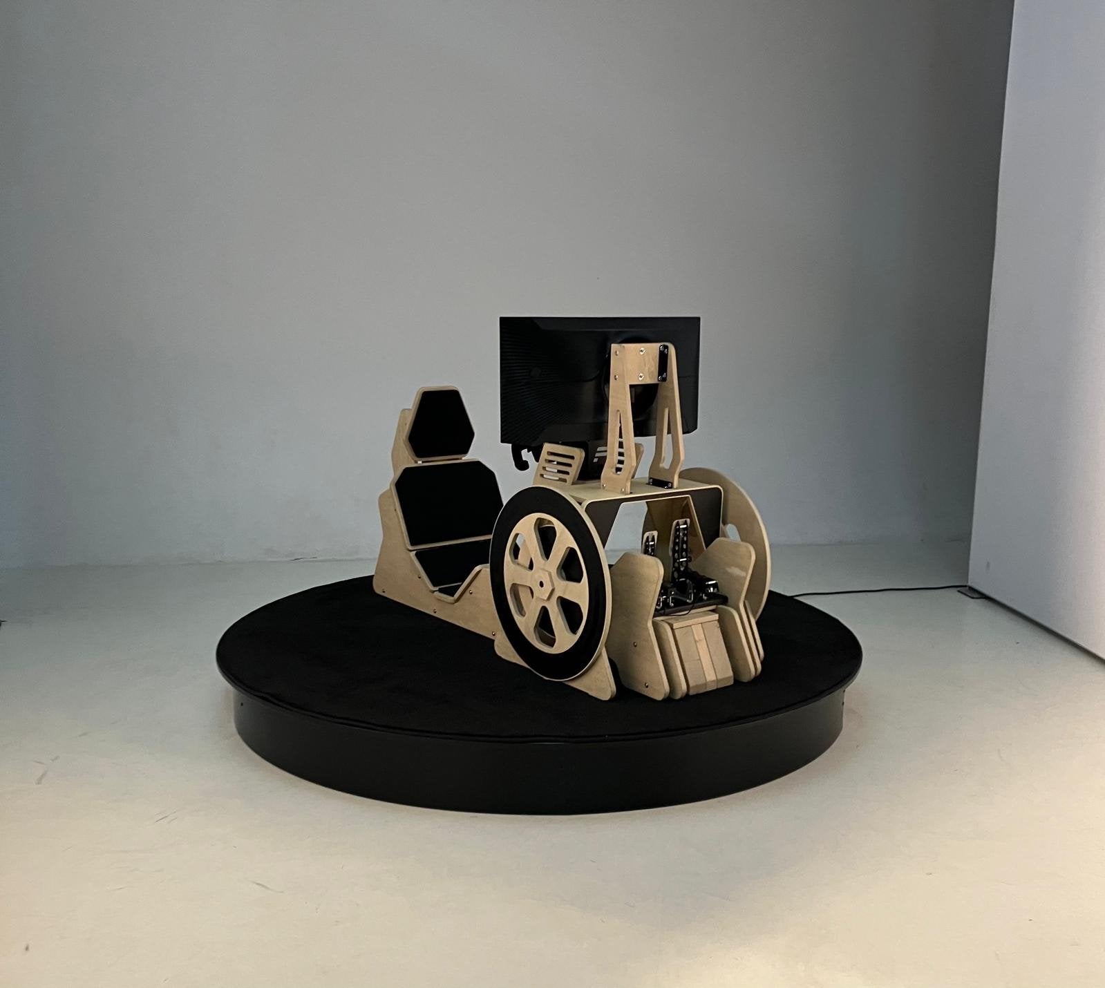 Draaiplateau voor 360 graden productfotografie, Ophalen
