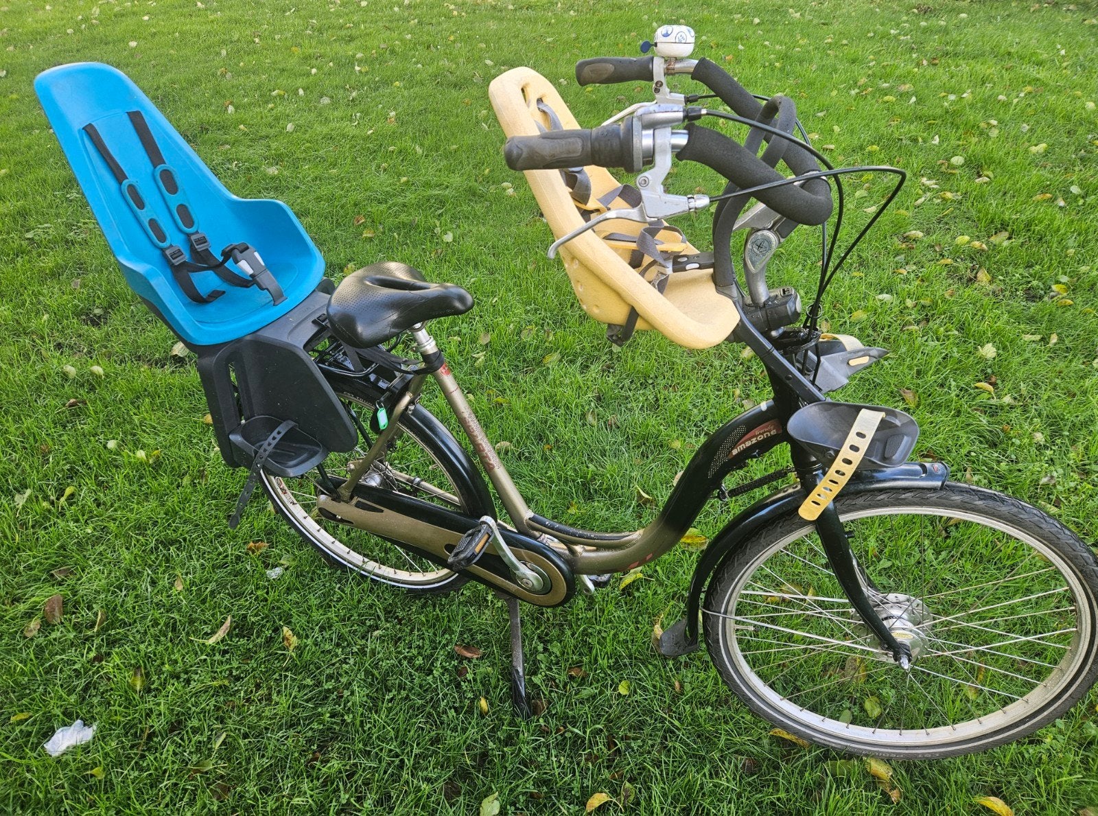 sparta moederfiets incl zitjes goed Conditie en rijklaar, Ophalen, 2 zitjes, Sparta, 53 tot 56 cm