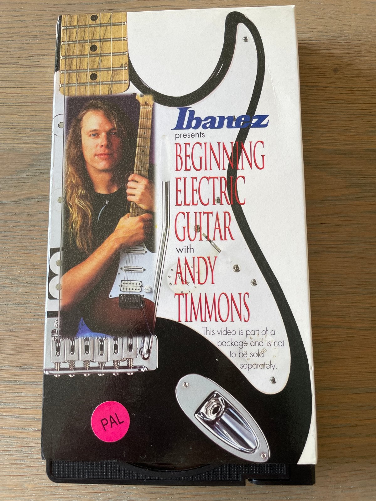Ibanez Beginning Electric Guitar met Andy Timmons VHS, Alle leeftijden, Overige genres, Ophalen of Verzenden, VHS