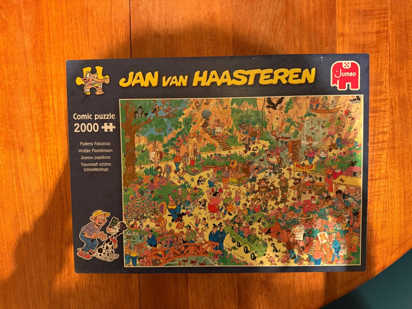 Jan van Haasteren vrolijke fladderaars 2000 stukjes, Ophalen of Verzenden, Meer dan 1500 stukjes, Gebruikt, Legpuzzel