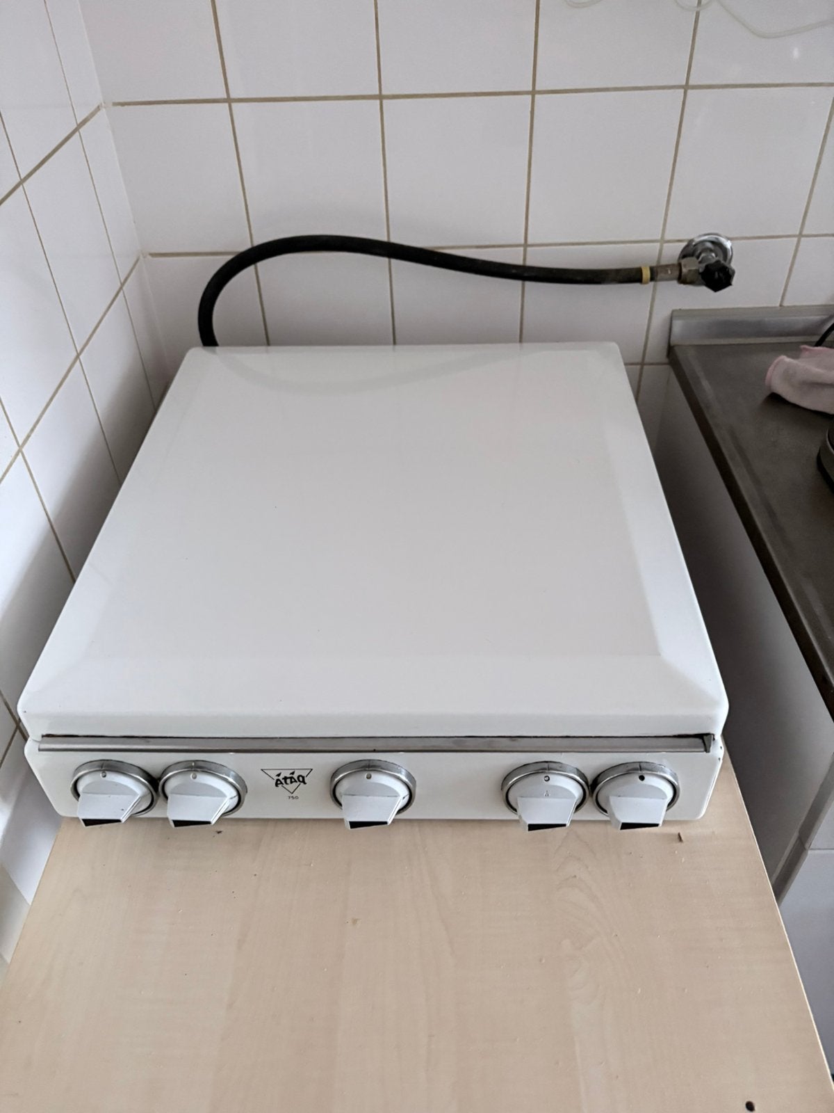 ATAG 750 gasfornuis (tafelmodel) vintage, Witgoed en Apparatuur, Kookplaten, Gebruikt, Vrijstaand, Gas, 4 kookzones, Ophalen of Verzenden