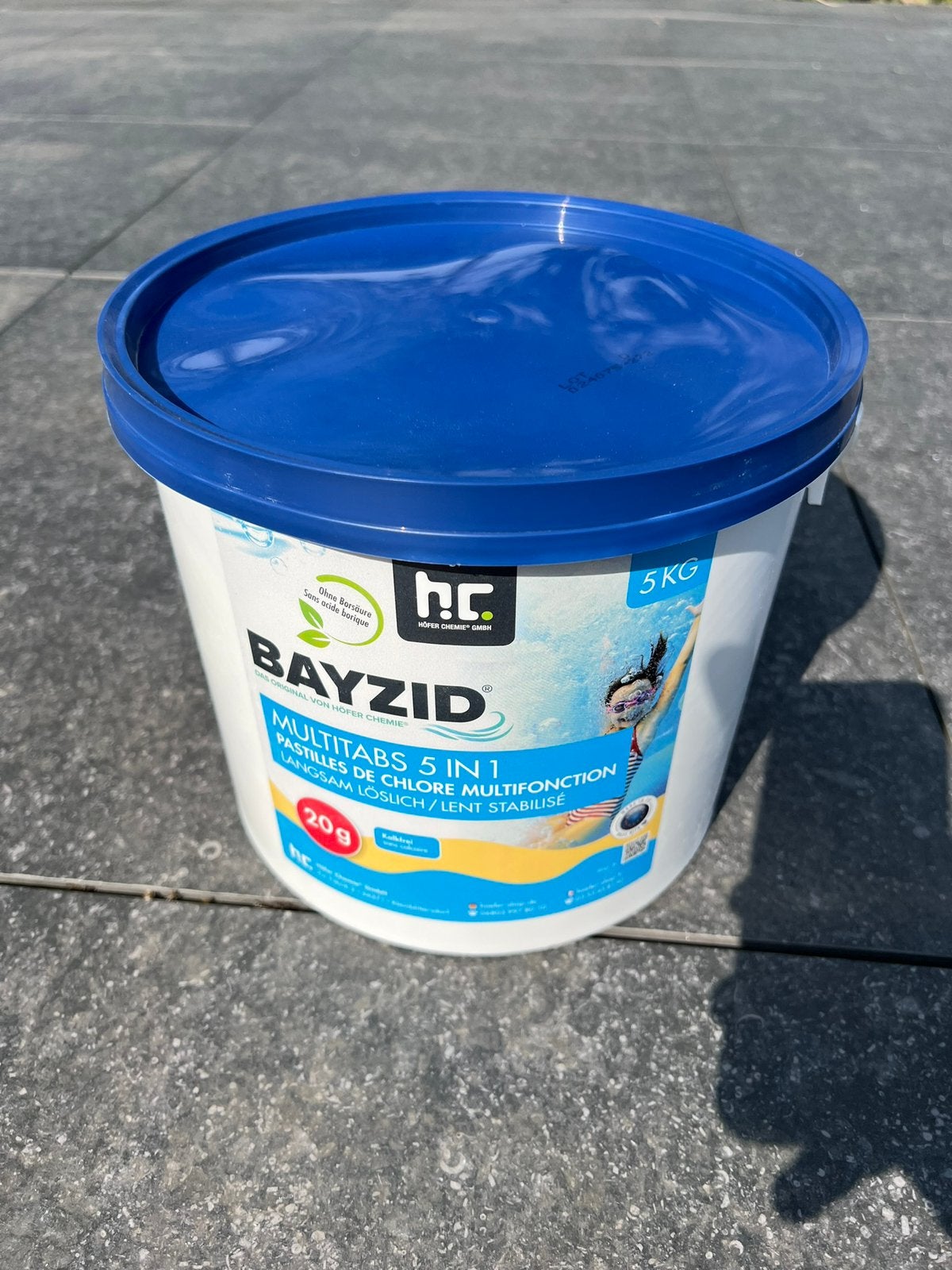 Chloortabletten 5in1 20gram per tablet 5kg emmer, Tuin en Terras, Ophalen of Verzenden, Nieuw, Reinigingsmiddel