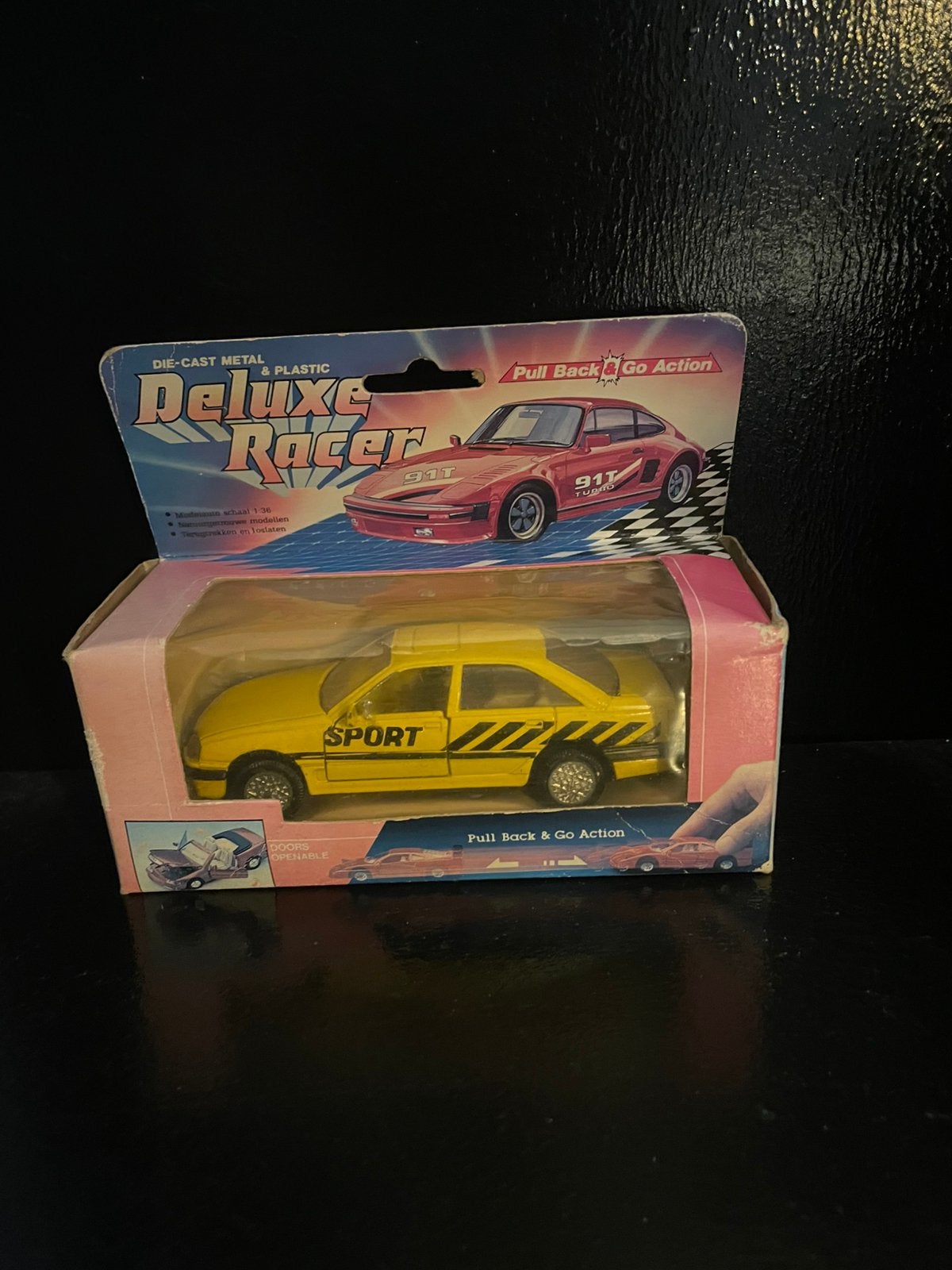 DELUXE RACER OPEL OMEGA 1:36, Ophalen of Verzenden, Zo goed als nieuw, Auto