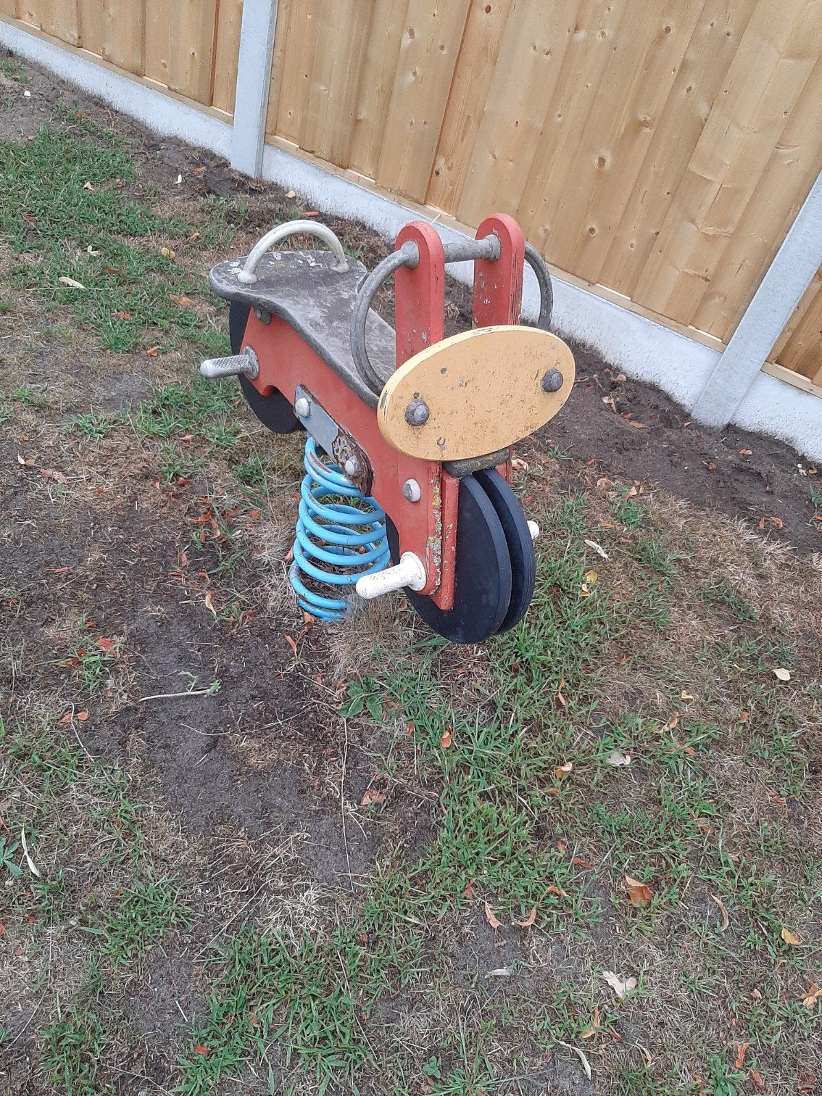 motor veerwip / wipkip speeltoestel  (opknapper), Ophalen, Gebruikt