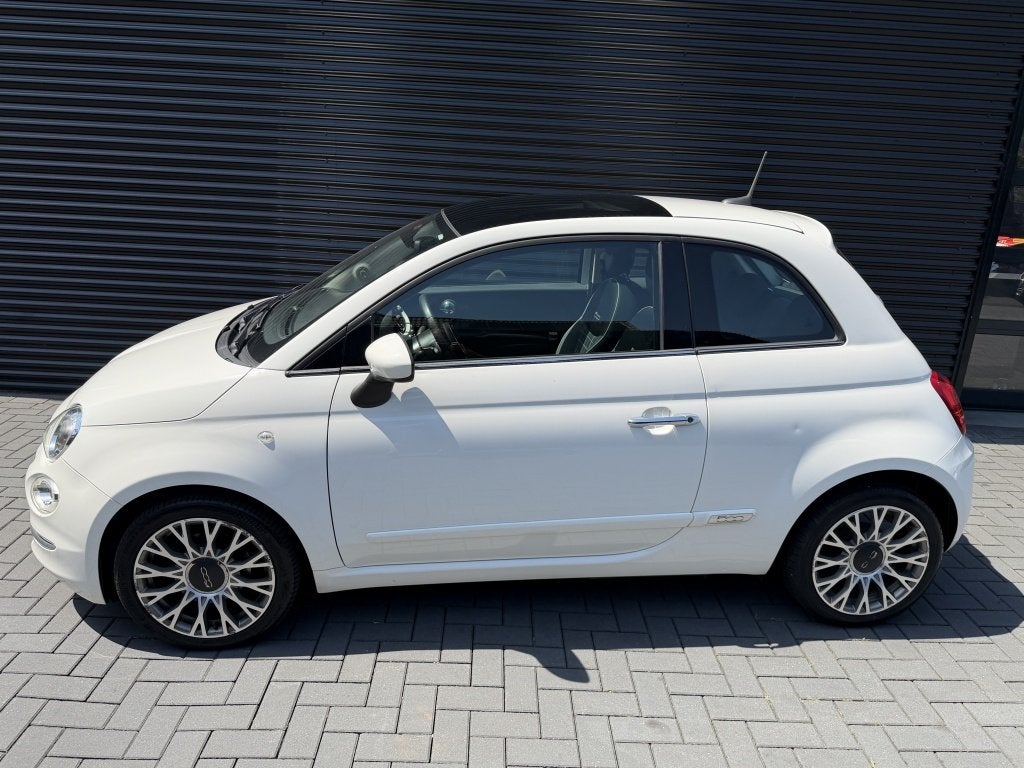 Fiat 500 0.9 TwinAir T Lounge| AUTOMAAT| CLIMA| PANO| CRUISE, Auto's, Stof, Gebruikt, Wit, Origineel Nederlands