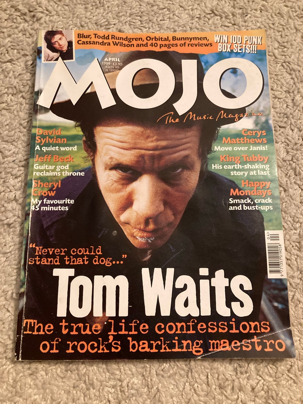 Mojo Magazine Tom Waits DAVID SYLVIAN Jeff Beck KING TUBBY, Ophalen of Verzenden, Gelezen, Muziek, Film of Tv