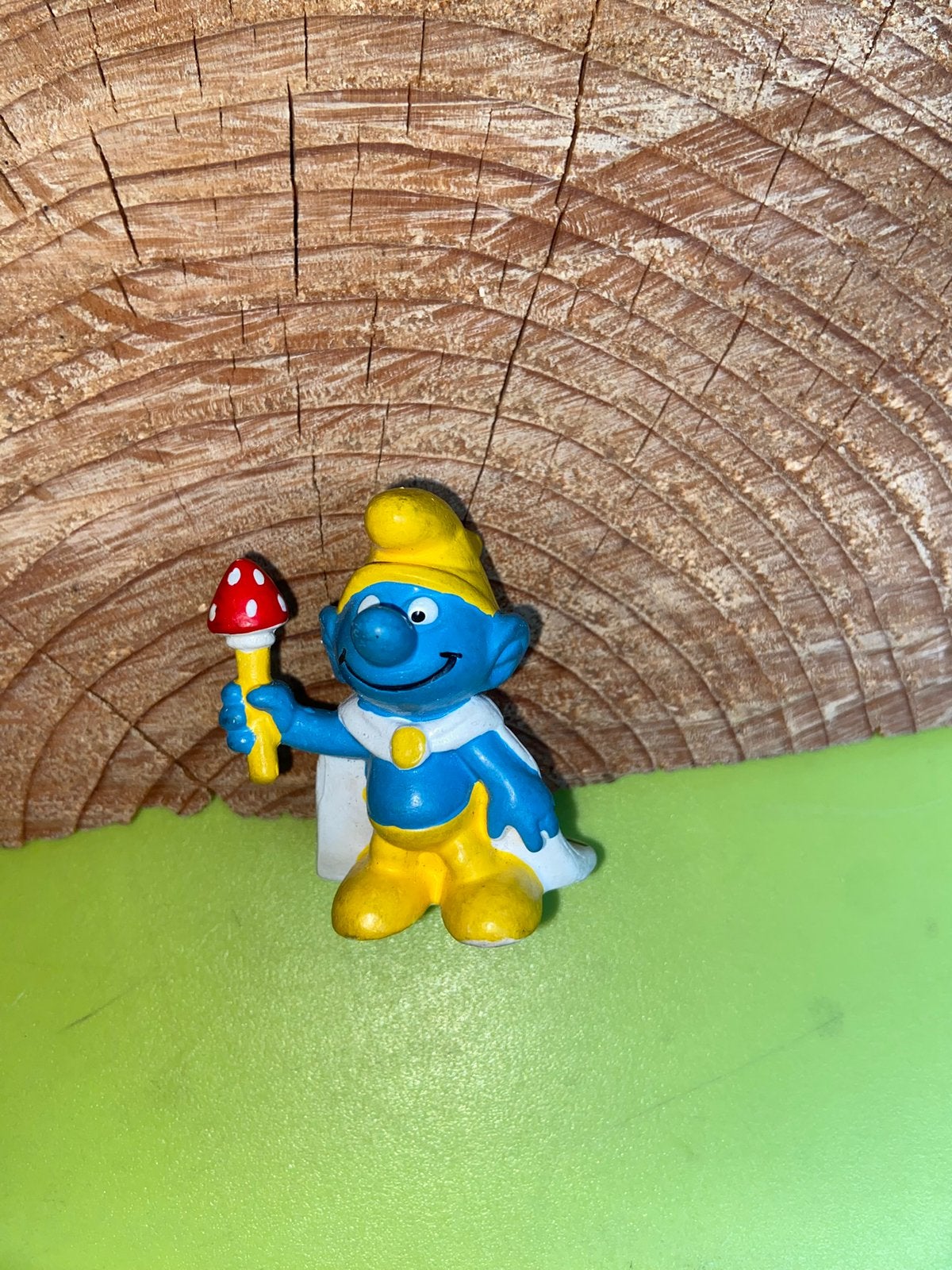 Smurfen koning smurf, Ophalen of Verzenden, Gebruikt