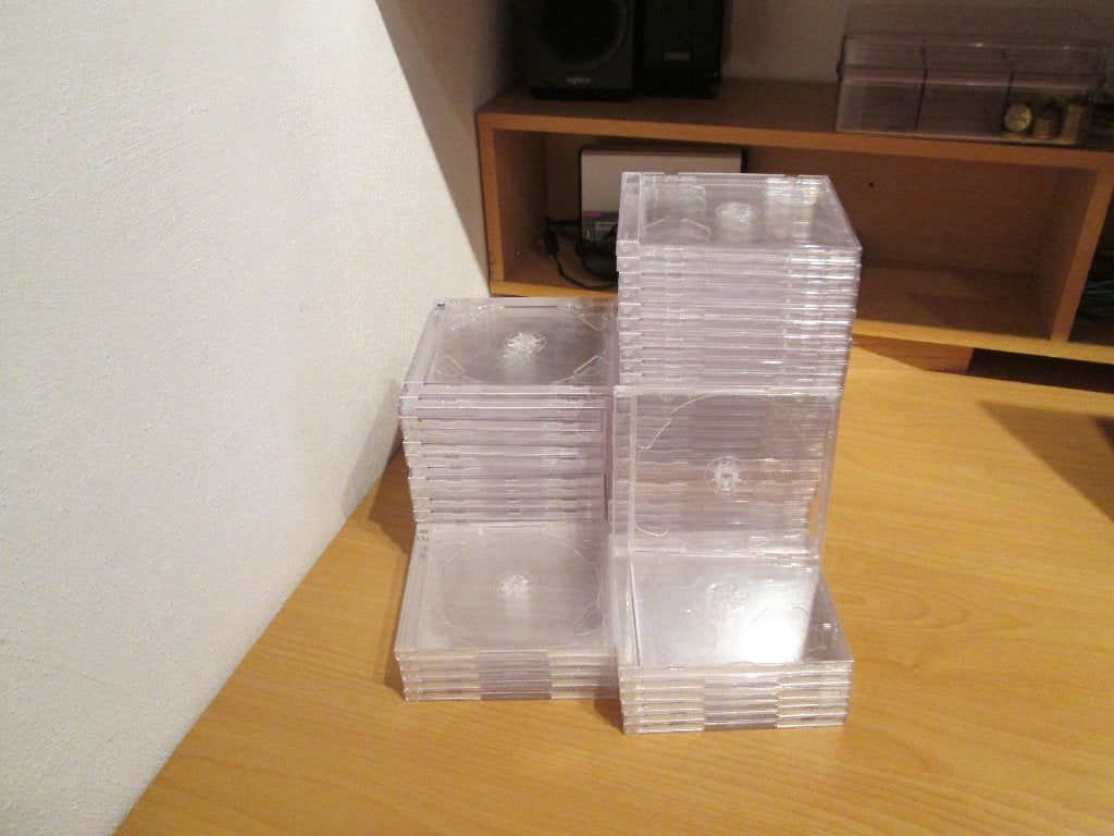 2cd doosjes blanco inlay +/- 50 stkt ook per stuk, Ophalen of Verzenden, Nieuw, Overige typen