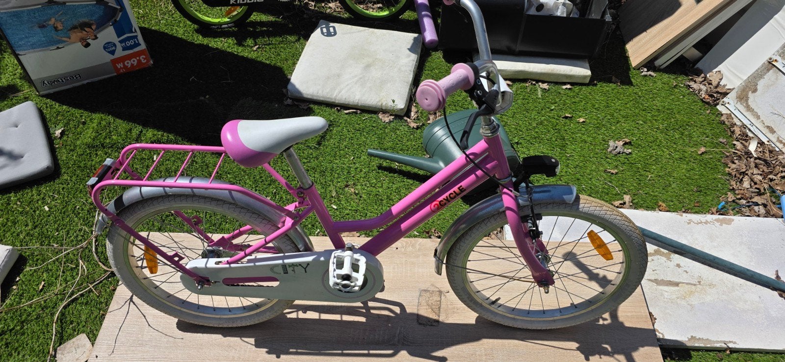 Roze kinderfiets 2Cycle, 16-20 inch, gebruikt, Fietsen en Brommers, Fietsen | Kinderfietsjes, Ophalen, Gebruikt, 16 tot 20 inch
