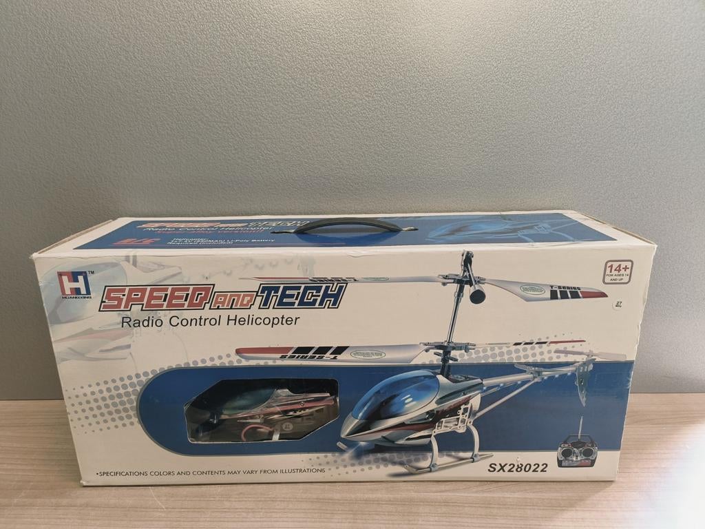 Speed and Tech Radio Control Helikopter SX28022, Hobby en Vrije tijd, Modelbouw | Radiografisch | Helikopters en Quadcopters, Ophalen of Verzenden
